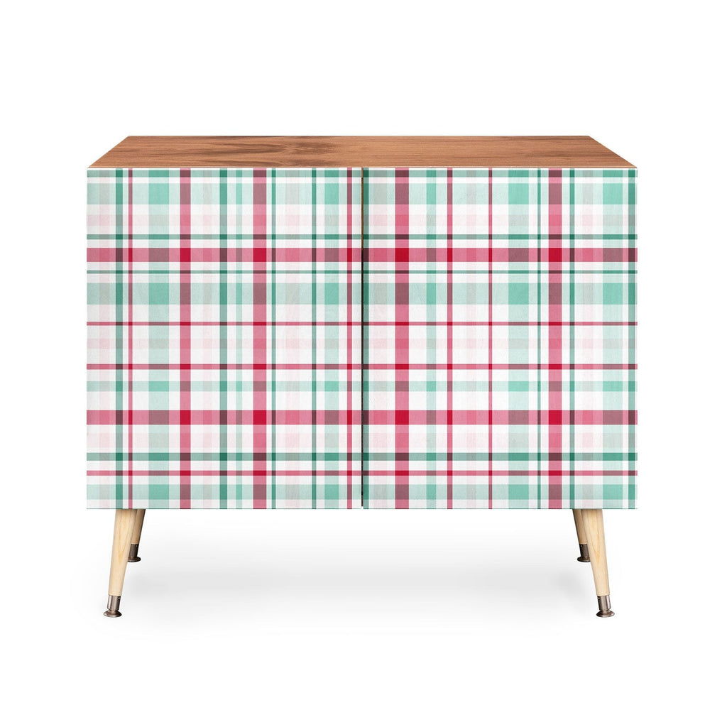 Lisa Argyropoulos Merry Vintage Plaid Credenza