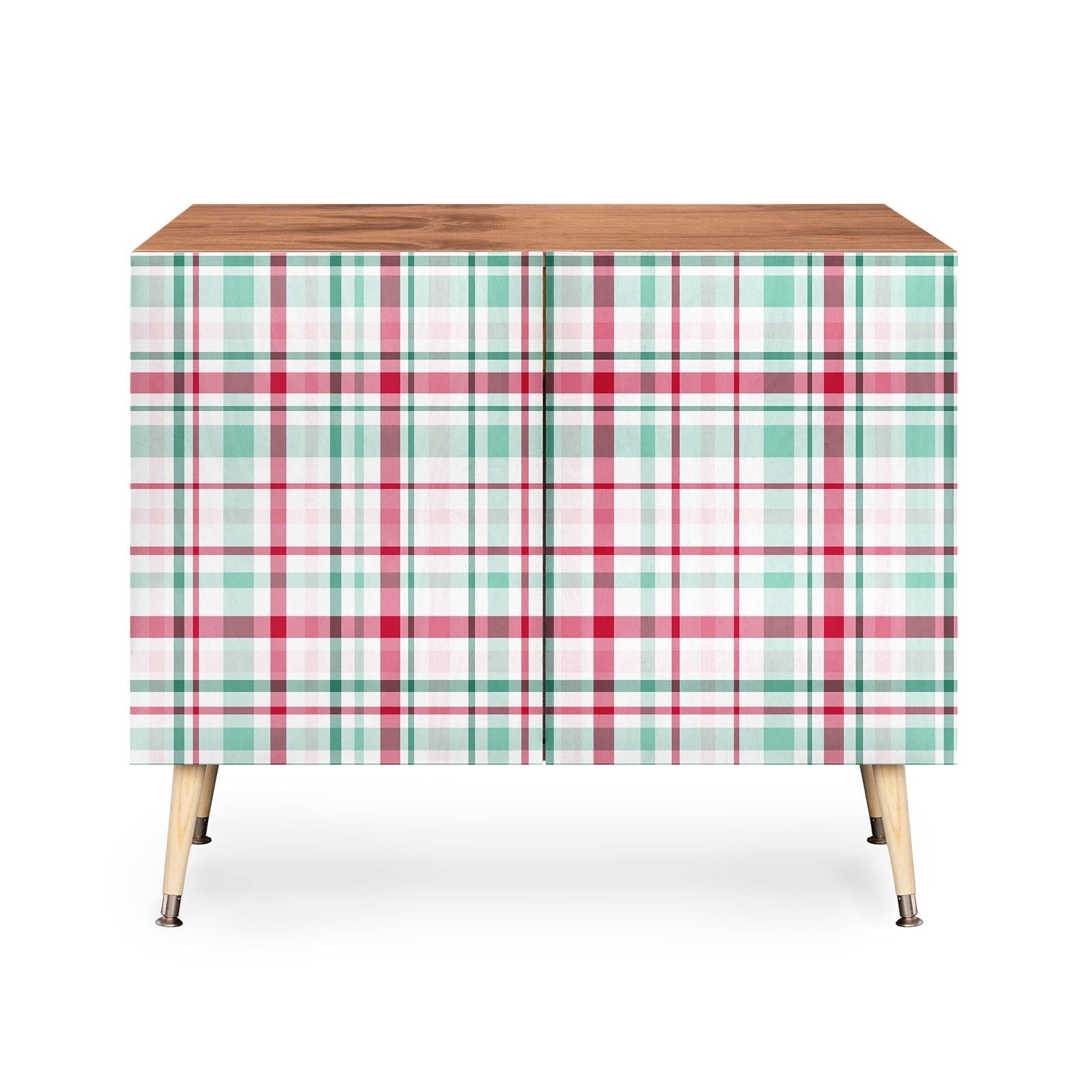 Lisa Argyropoulos Merry Vintage Plaid Credenza