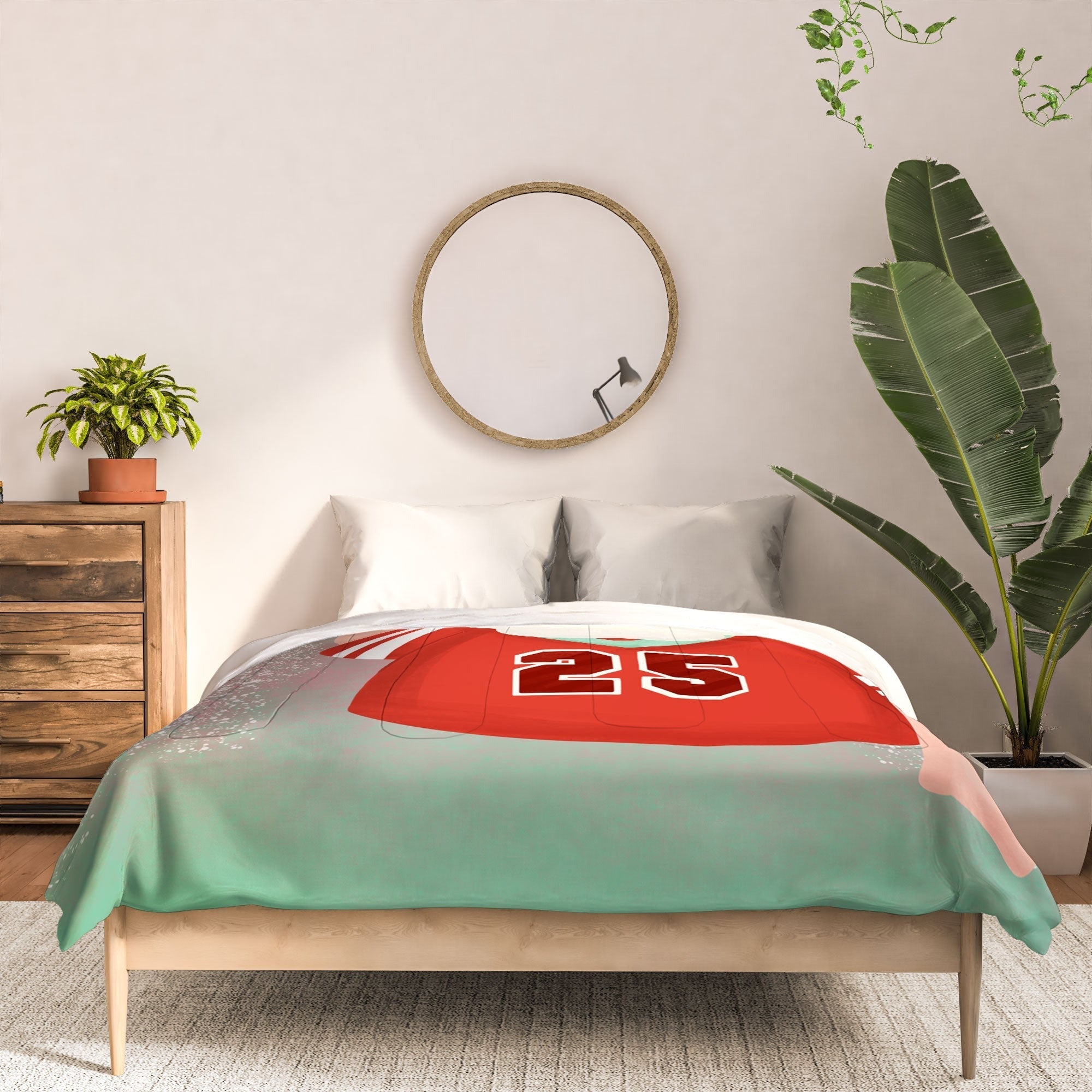 Design by Spark Sporty Football Santa Comforter