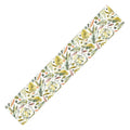 Ninola Design Botanic Retreat Tropical Jungle Leaves Botanical Green Orange Table Runner