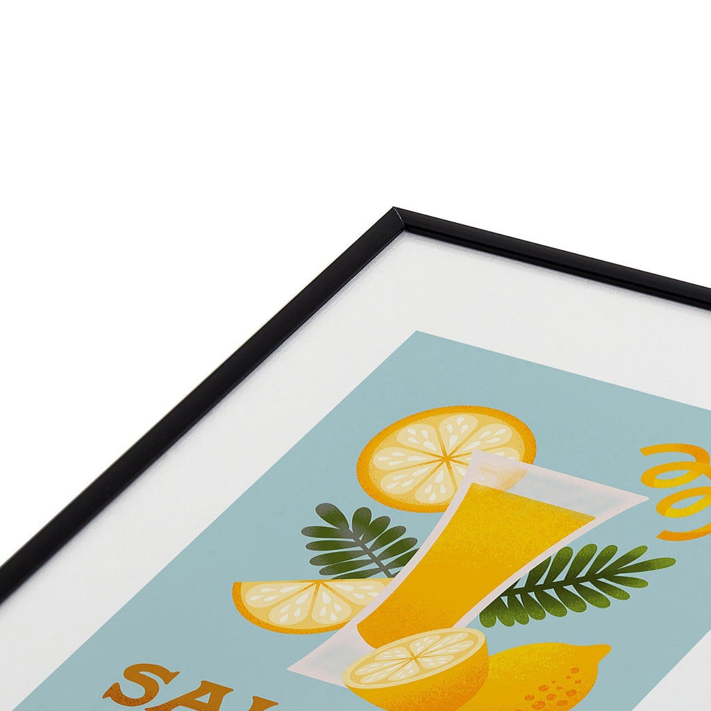 Jessica Molina Limoncello Cocktail Metal Framed Art Print