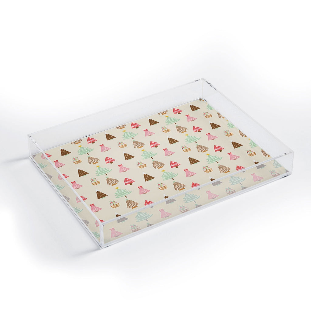 Design by Spark Christmas Tree Delight Acrylic Tray