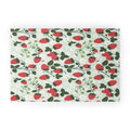 Design by Spark Strawberry Florals Fields Welcome Mat