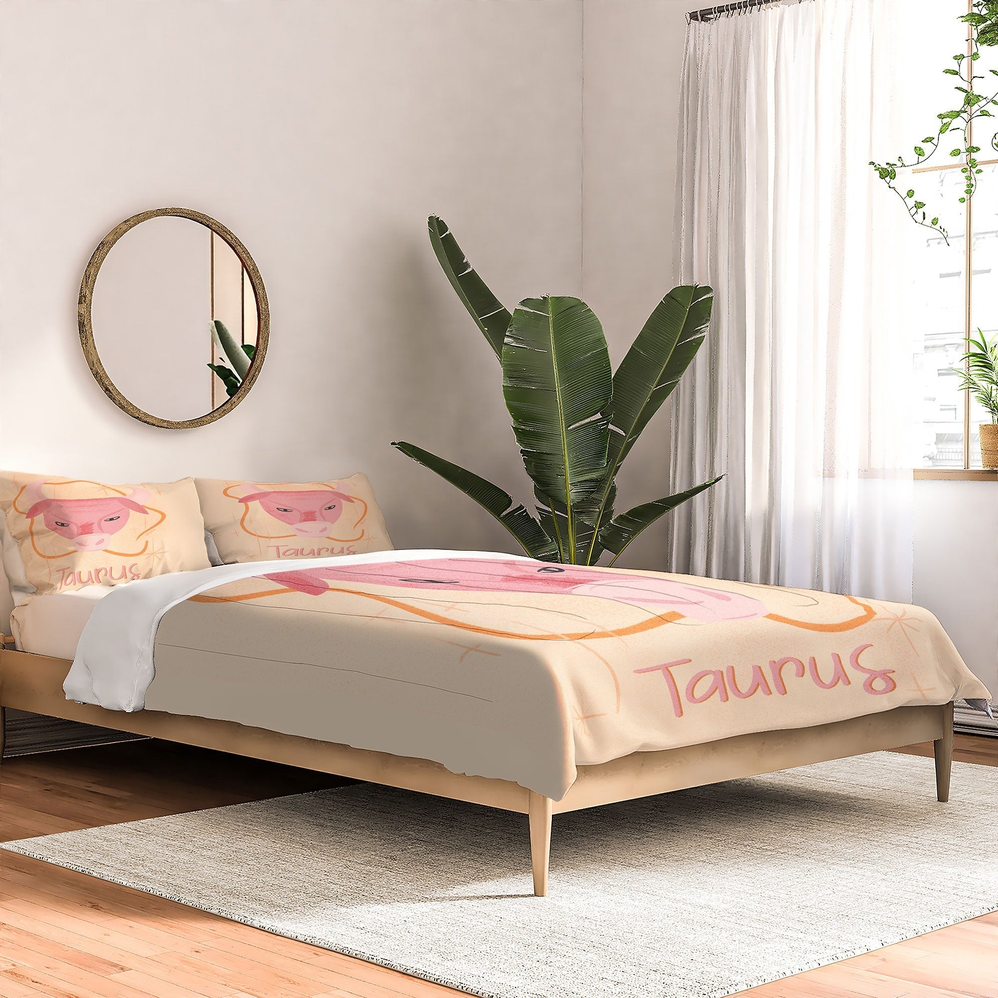 Little Om Zodiac Sign Taurus Comforter