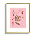 carriecantwell Sweet Christmas Holidays Metal Framed Art Print