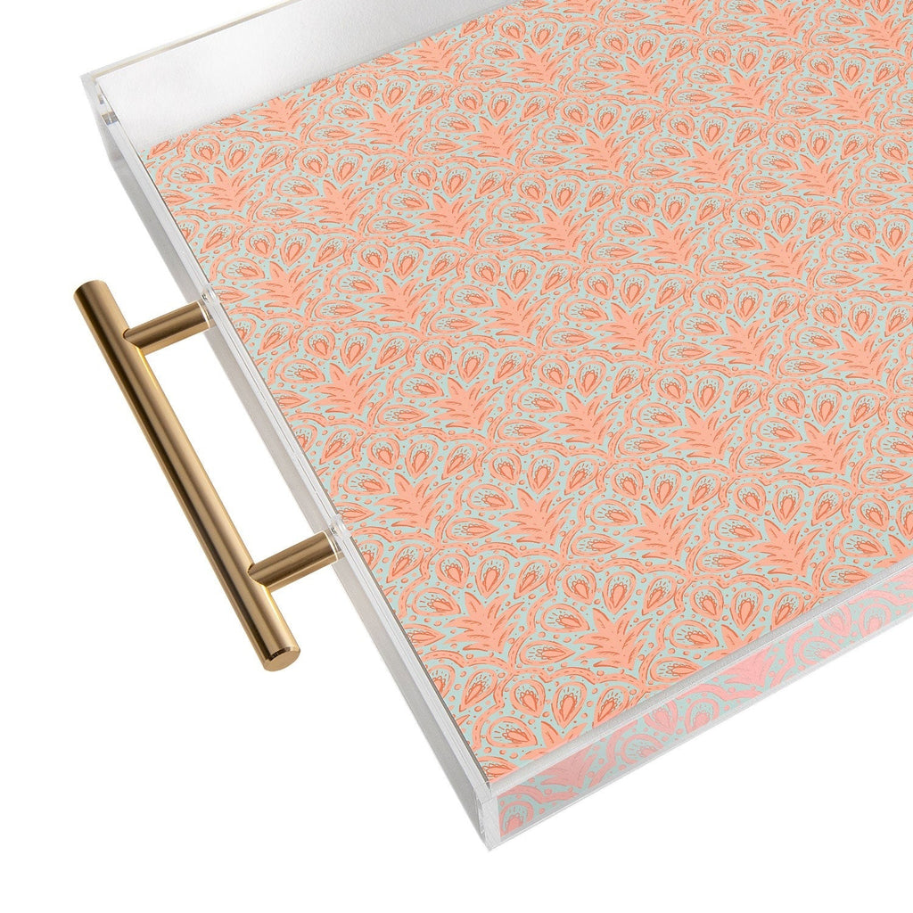 CoastL Studio Palm Scallop Acrylic Tray