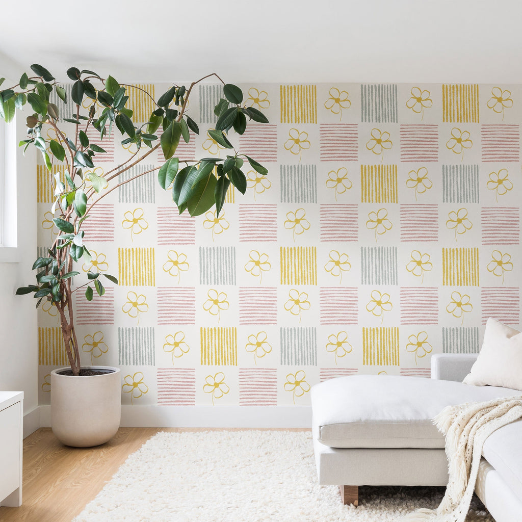 Menina Lisboa Spring Grandmillennial Wall Mural