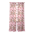 carriecantwell Sweet Christmas Holidays Sheer Window Curtain