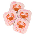 Little Om Zodiac Signs Cancer Coaster Set