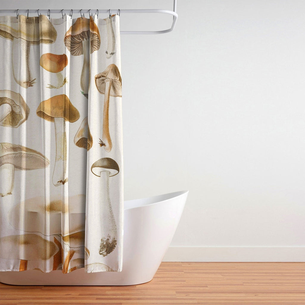 Gal Design Mushrooms Collection Shower Curtain