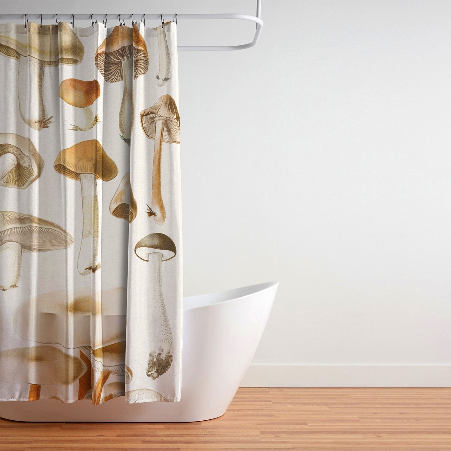 Gal Design Mushrooms Collection Shower Curtain