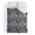 Avenie BR Navy Tiger Stripes Comforter