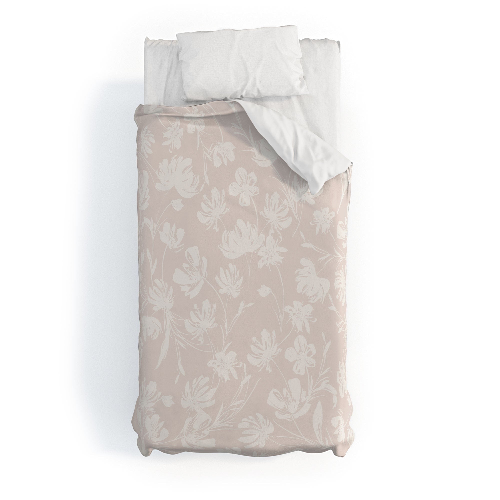 Gabriela Fuente Martine Neutral Duvet Cover
