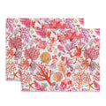 Ninola Design Botanic Retreat Coral Reef Crab Lobster Red Placemat