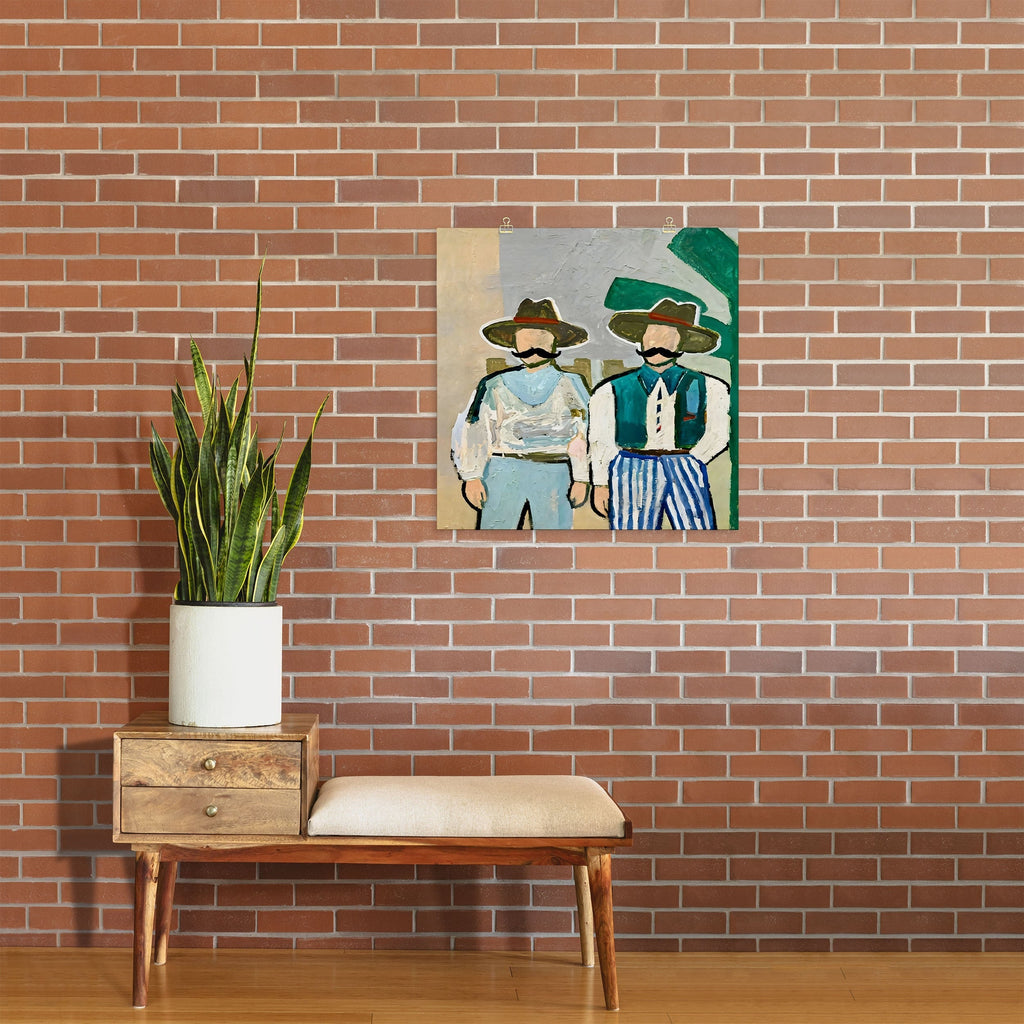 83 Oranges Side By Side Cowboy Edition Art Print