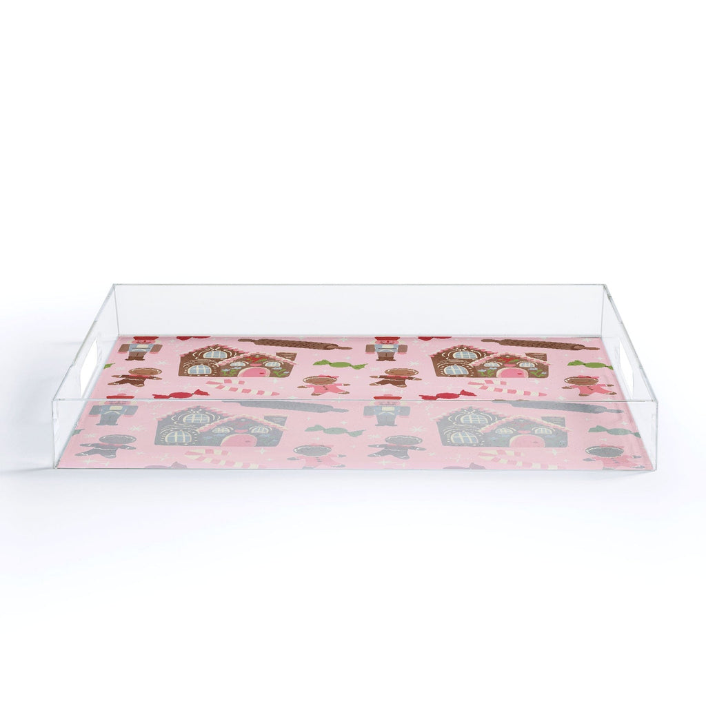 carriecantwell Sweet Christmas Holidays Acrylic Tray