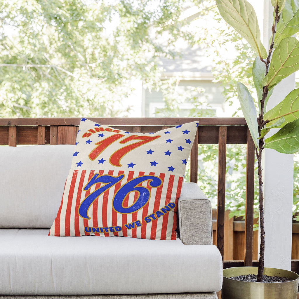 DENY Designs 1776 Stars Outdoor Throw Pillow