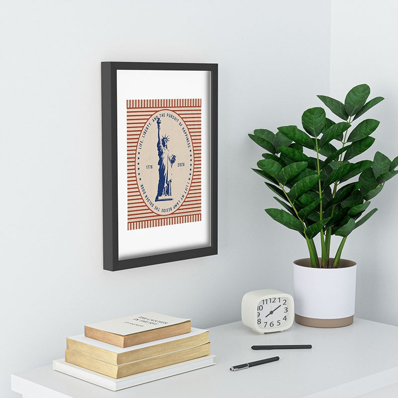 DENY Designs Life Liberty Recessed Framing Rectangle