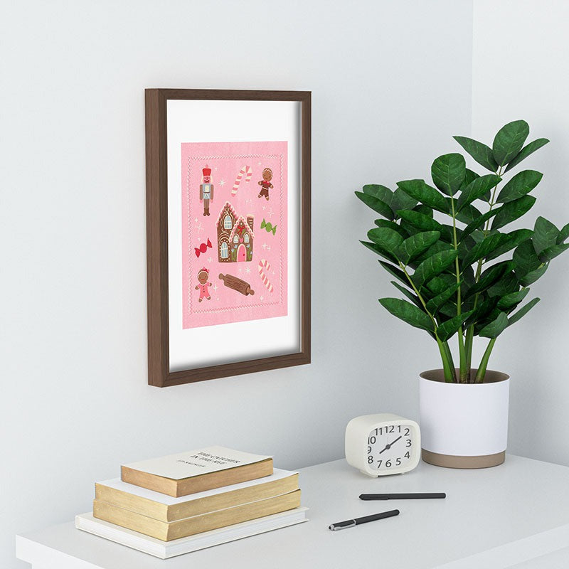carriecantwell Sweet Christmas Holidays Recessed Framing Rectangle