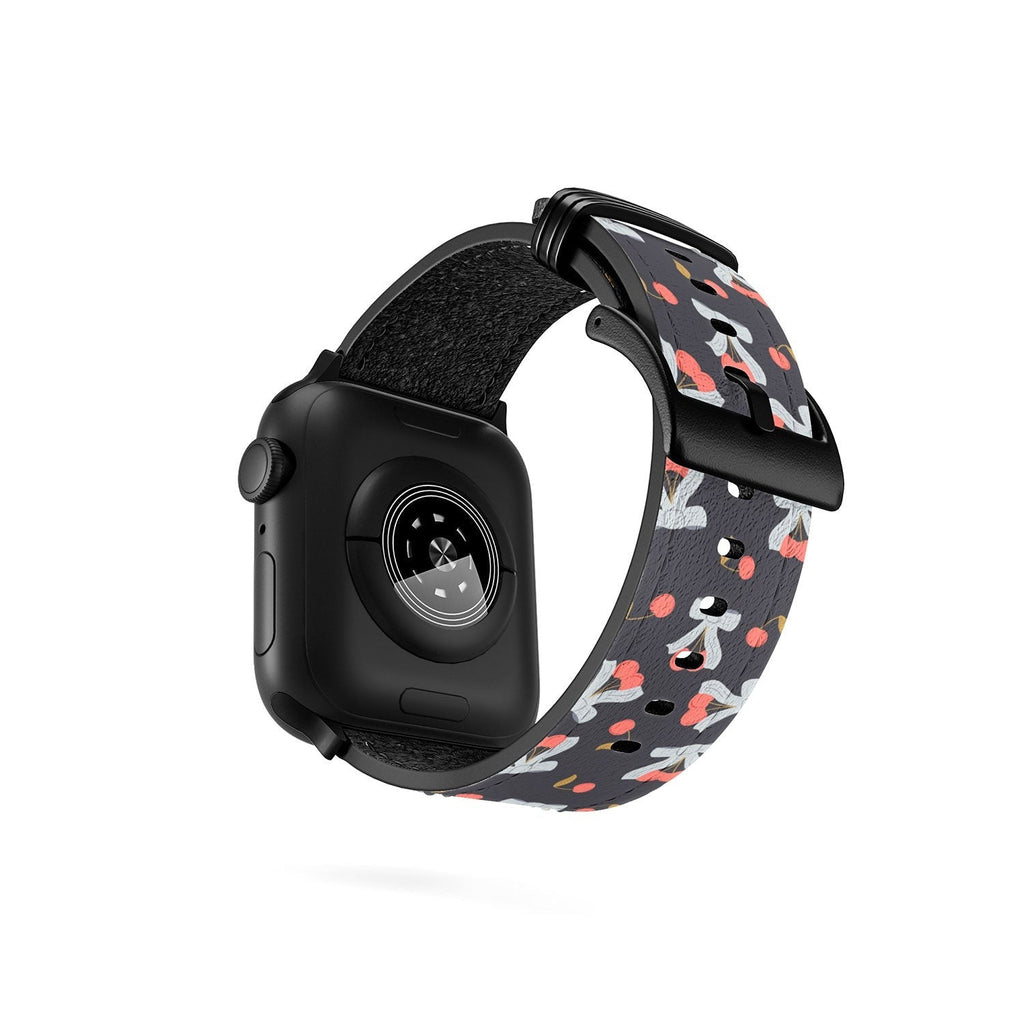 Jennifer Labre Cherries and Bows Apple Watch Band