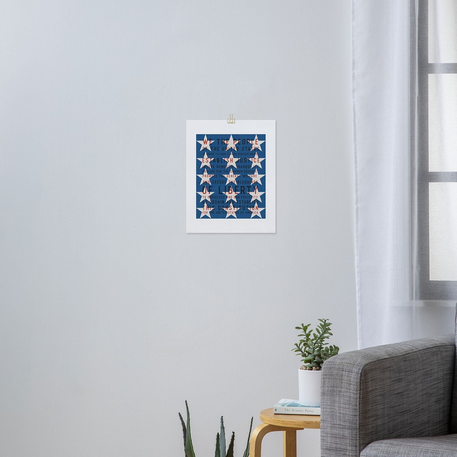 DENY Designs Starred Preamble Art Print