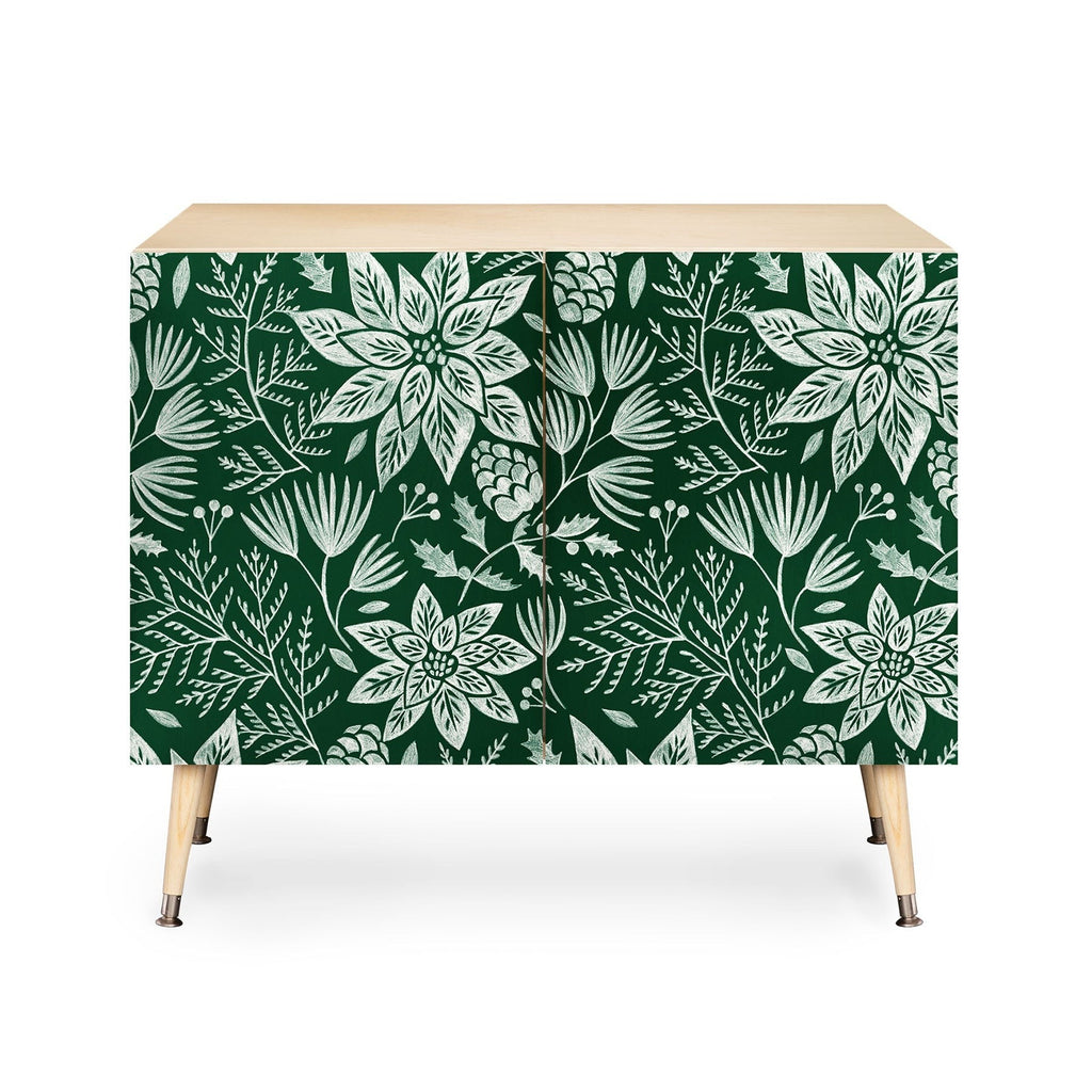 Pimlada Phuapradit Christmas Poinsettia Credenza