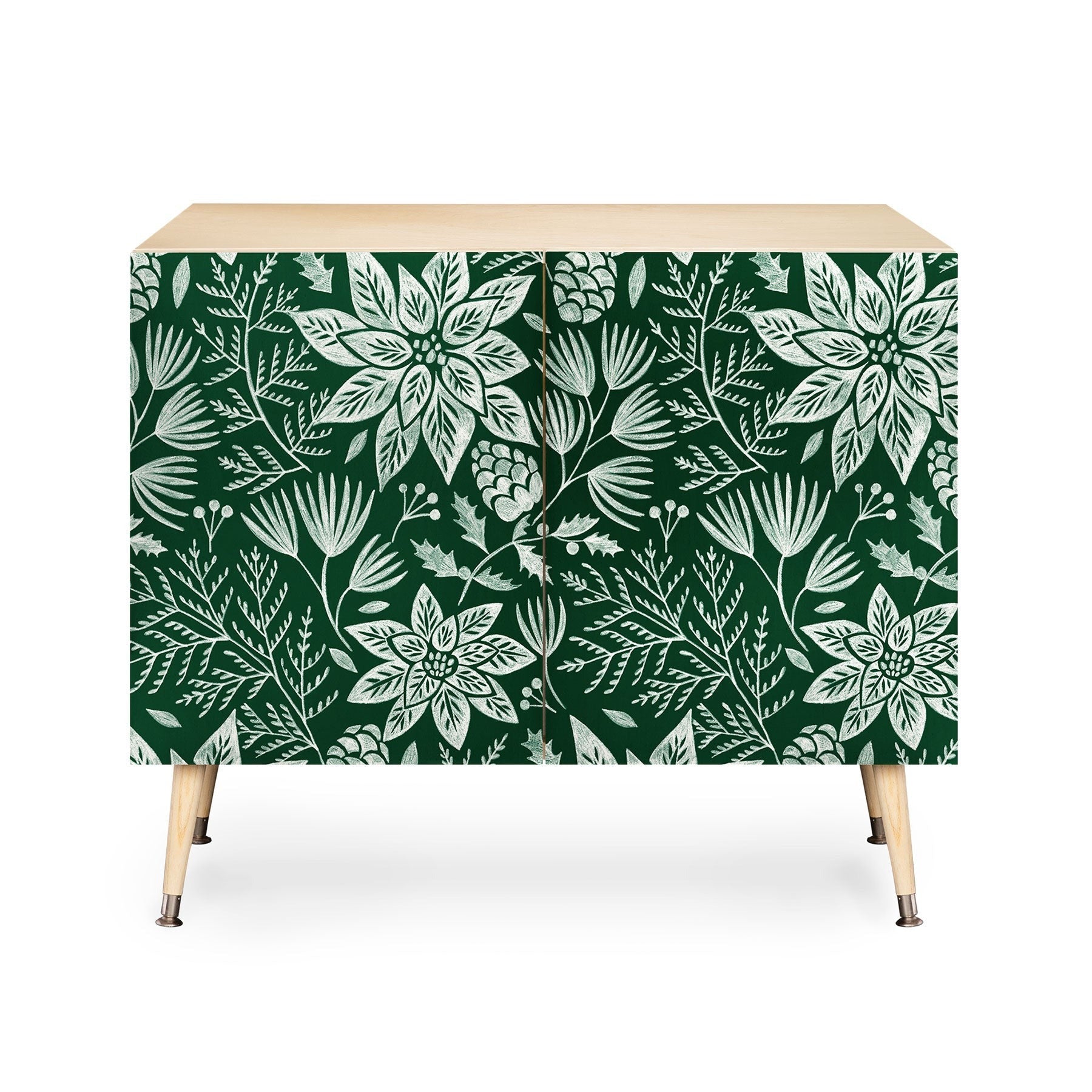 Pimlada Phuapradit Christmas Poinsettia Credenza