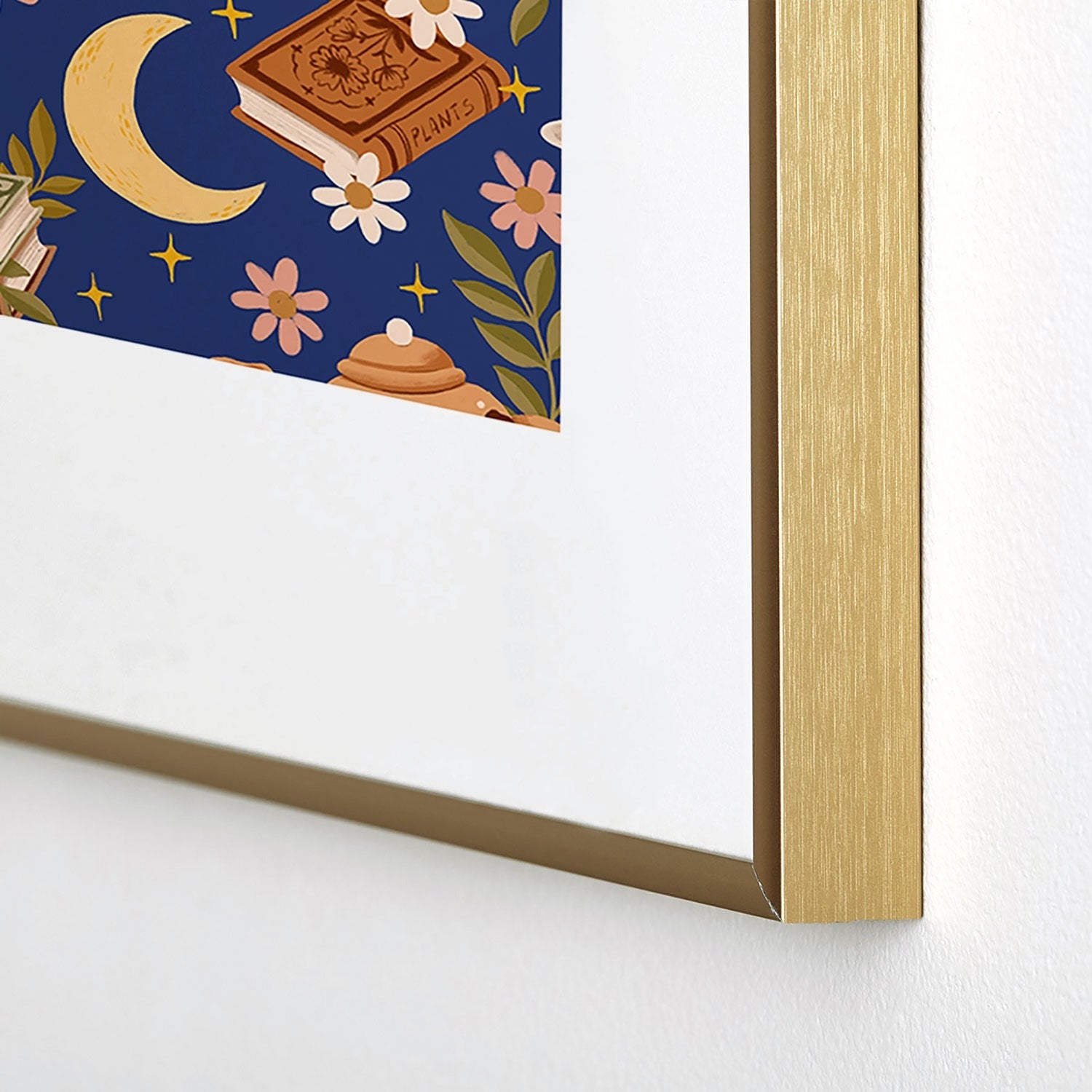 Avenie Moonlit Reading Nook II Metal Framed Art Print