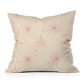 Little Om Pattern Little Moon cream Outdoor Throw Pillow
