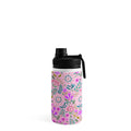 Pimlada Phuapradit Ditsy Purple Floral Half Drop Water Bottle
