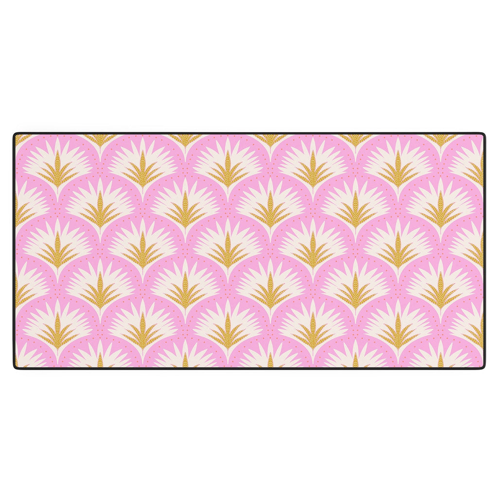 Jennifer Labre Pink Palmetto Desk Mat