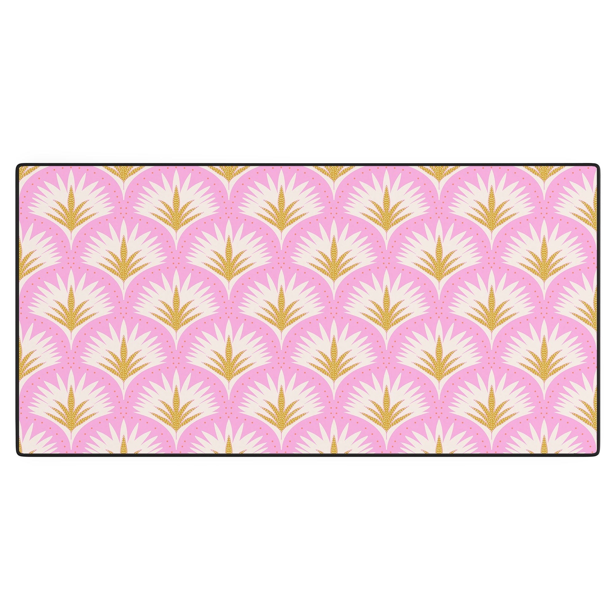 Jennifer Labre Pink Palmetto Desk Mat