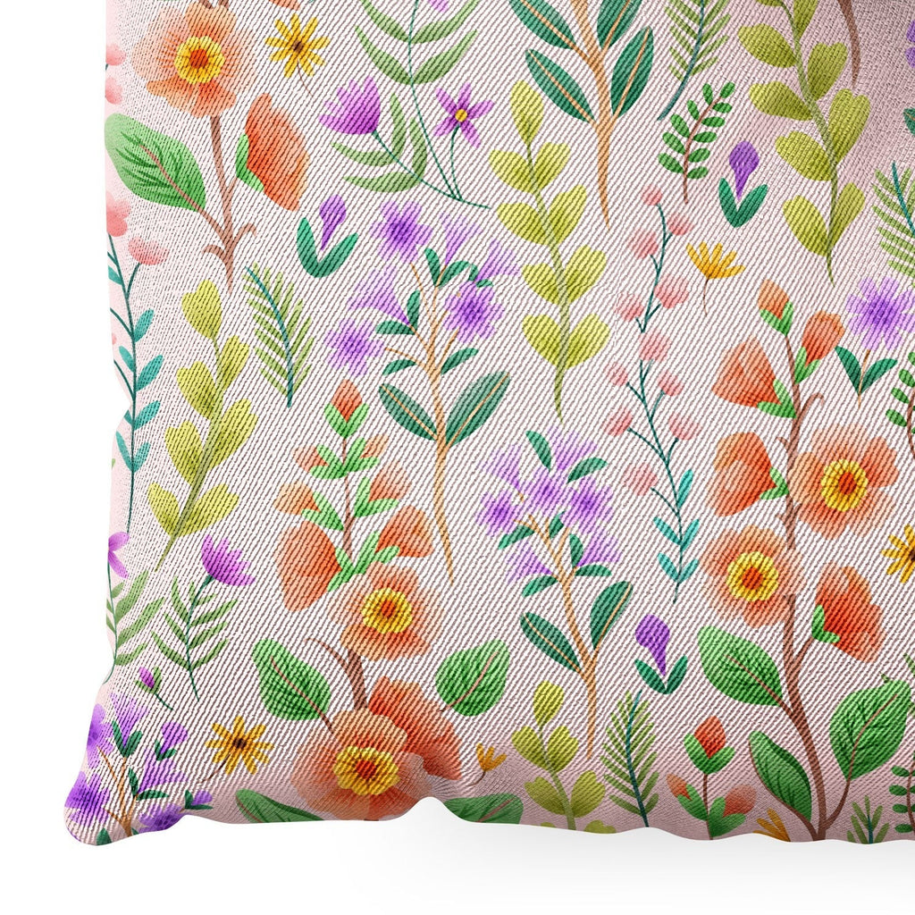 Pimlada Phuapradit Ditsy Spring Floral Floor Pillow Square