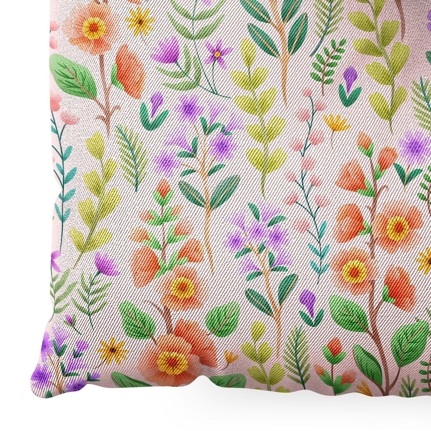 Pimlada Phuapradit Ditsy Spring Floral Floor Pillow Square