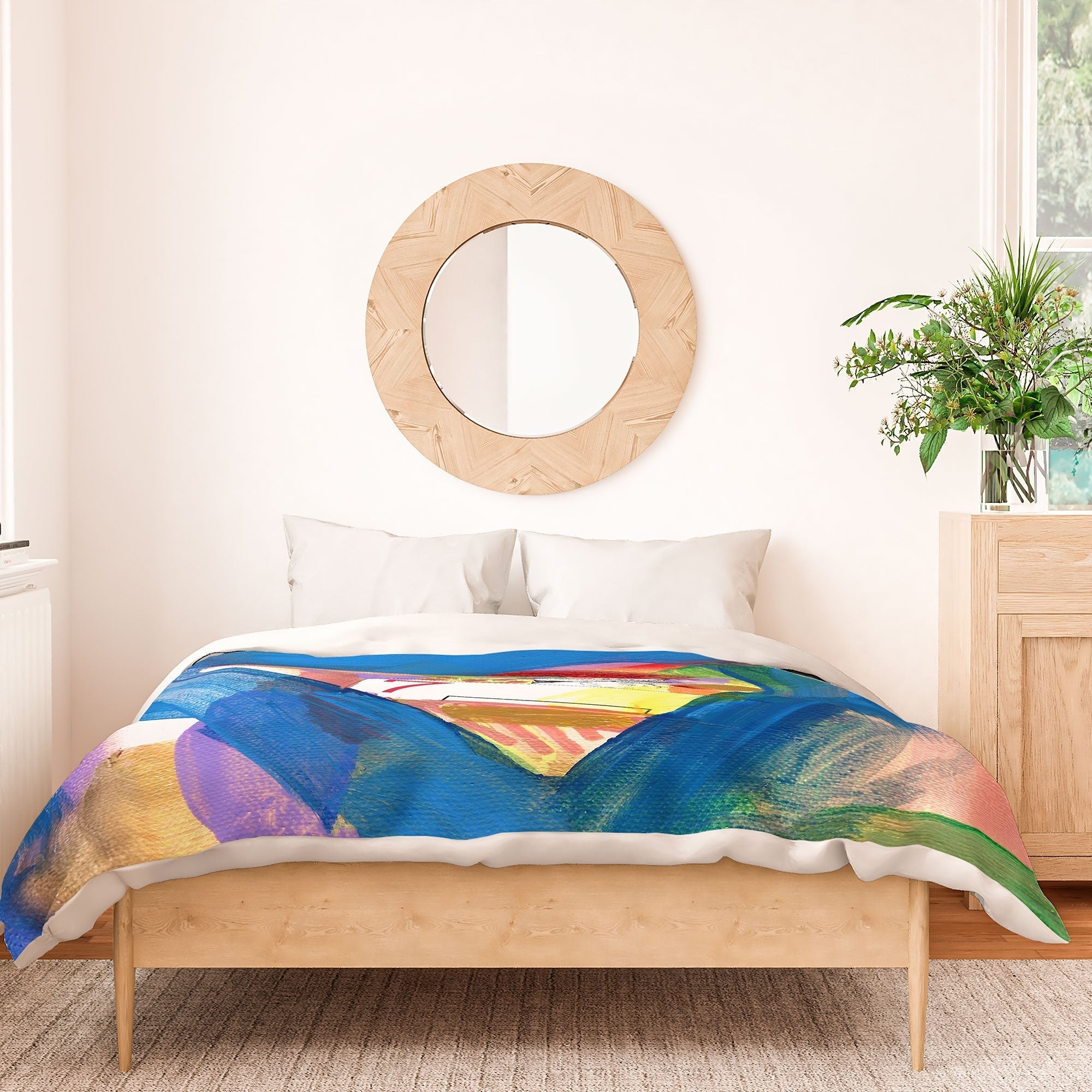 Natalie Baca Lucky in Love Duvet Cover