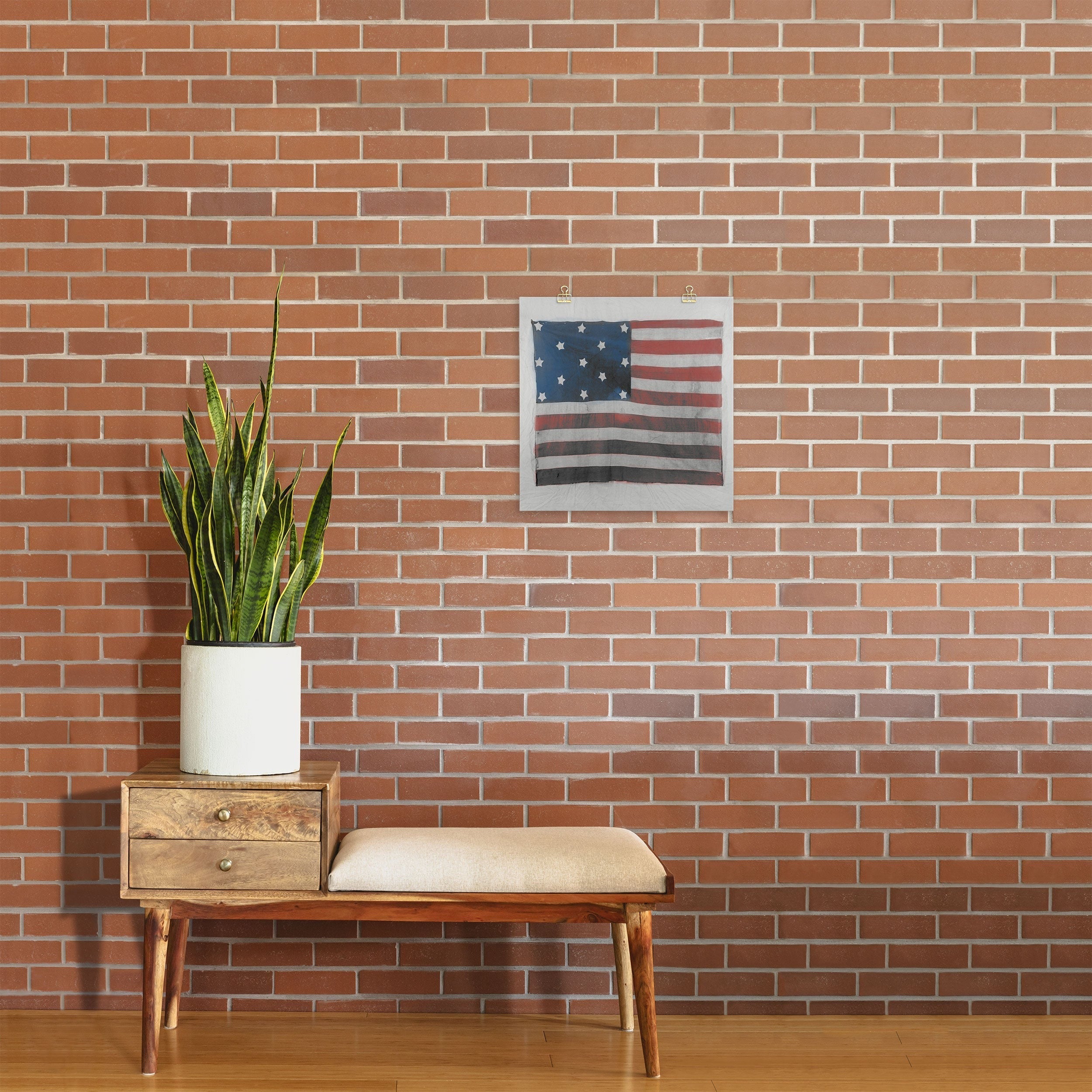 DENY Designs Flag Attributed to Elizabeth Schuyler Hamilton Art Print