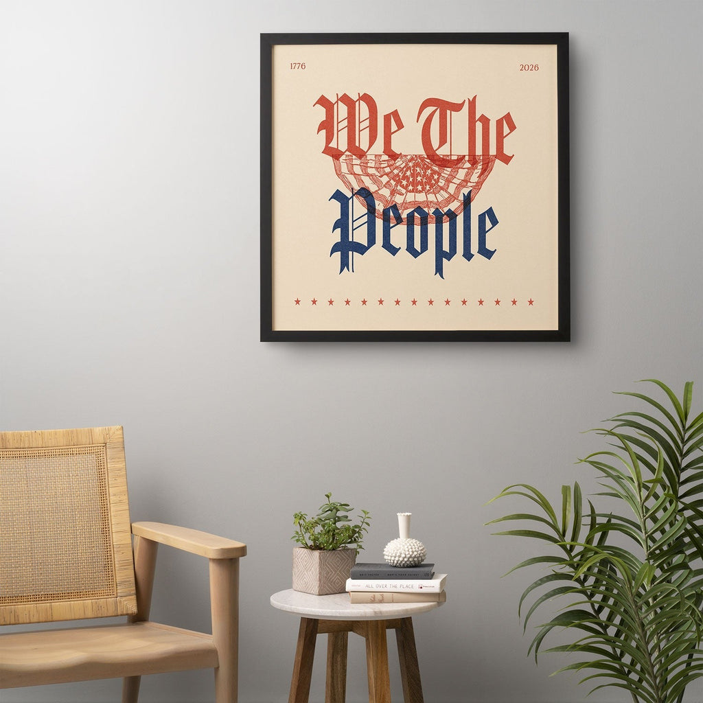 DENY Designs We The People ii Framed Wall Art