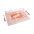 Little Om Zodiac Sign Pisces Acrylic Tray