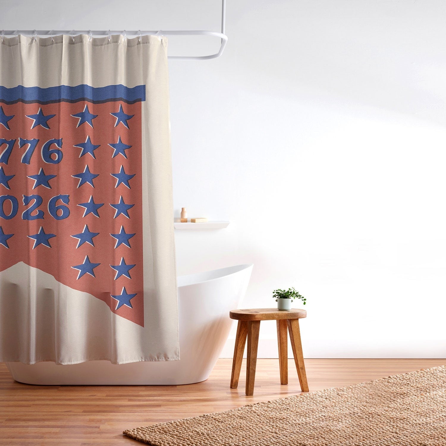 DENY Designs Star Banner Shower Curtain