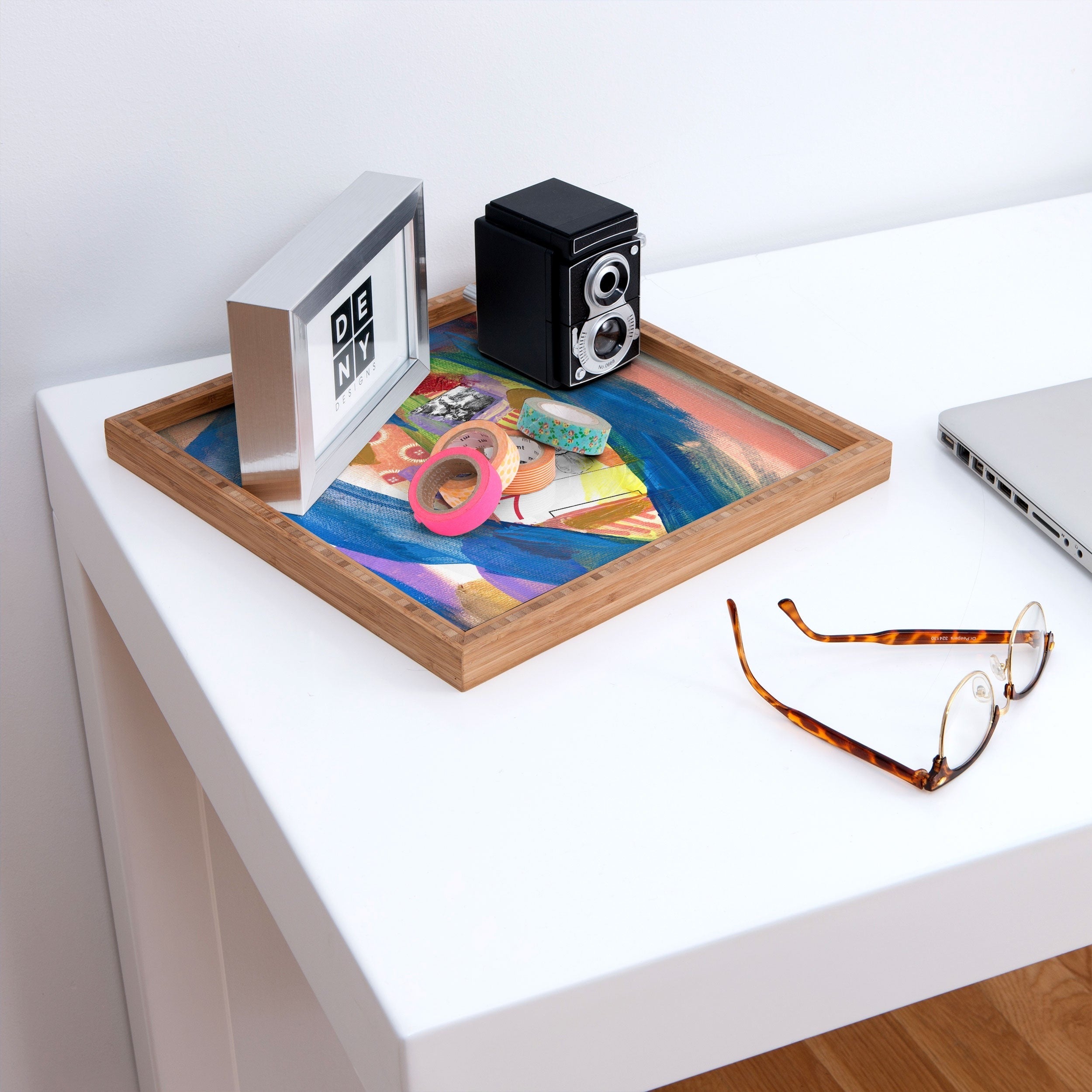 Natalie Baca Lucky in Love Square Tray