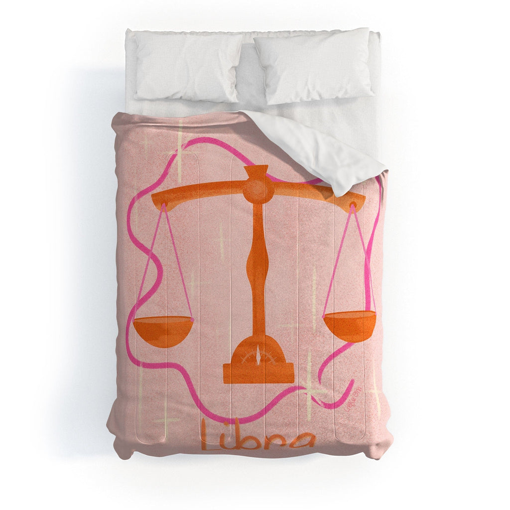 Little Om Zodiac Signs Libra Comforter