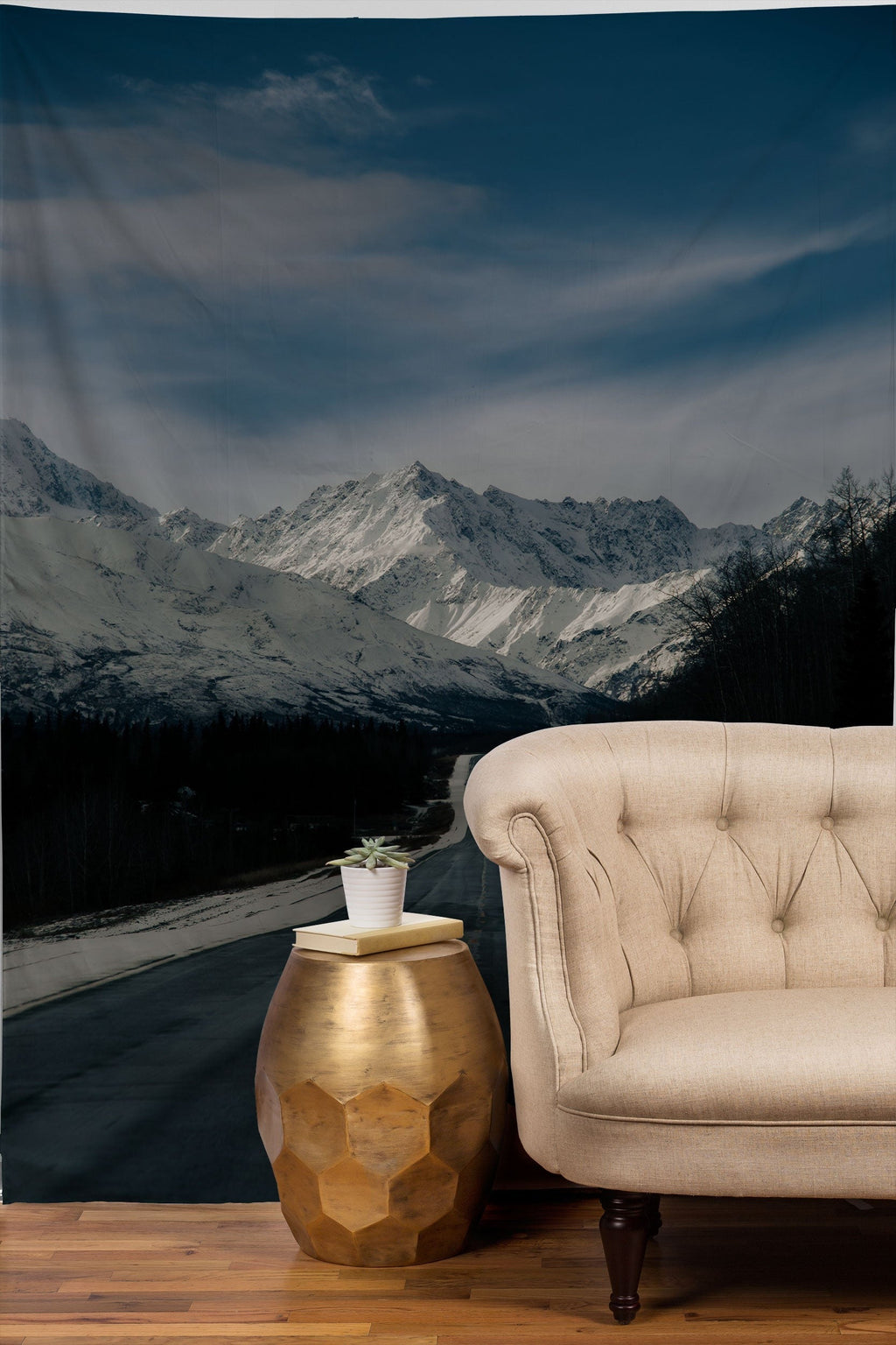 Hannah Kemp Alaska Drive Tapestry