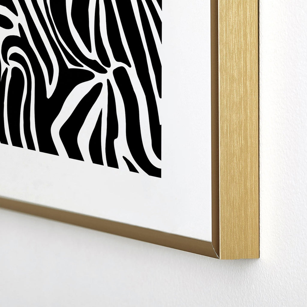 Jennifer Labre Wild Zebra Metal Framed Art Print