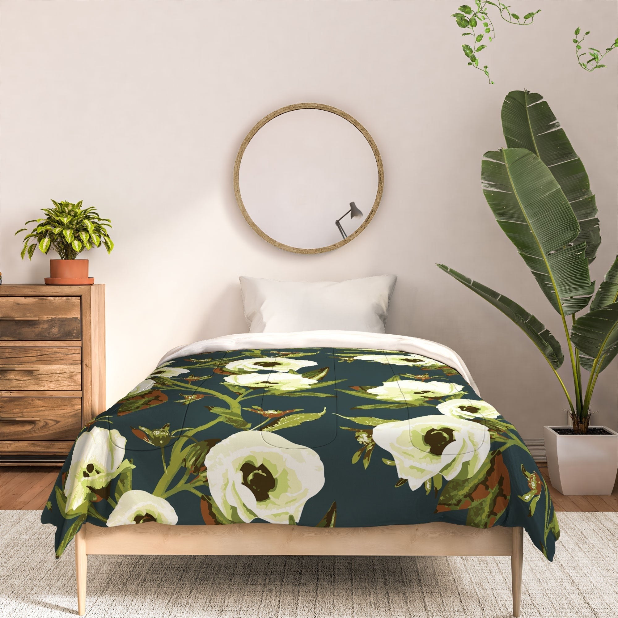 ThirtyOne Illustrations Circa in Olive Comforter