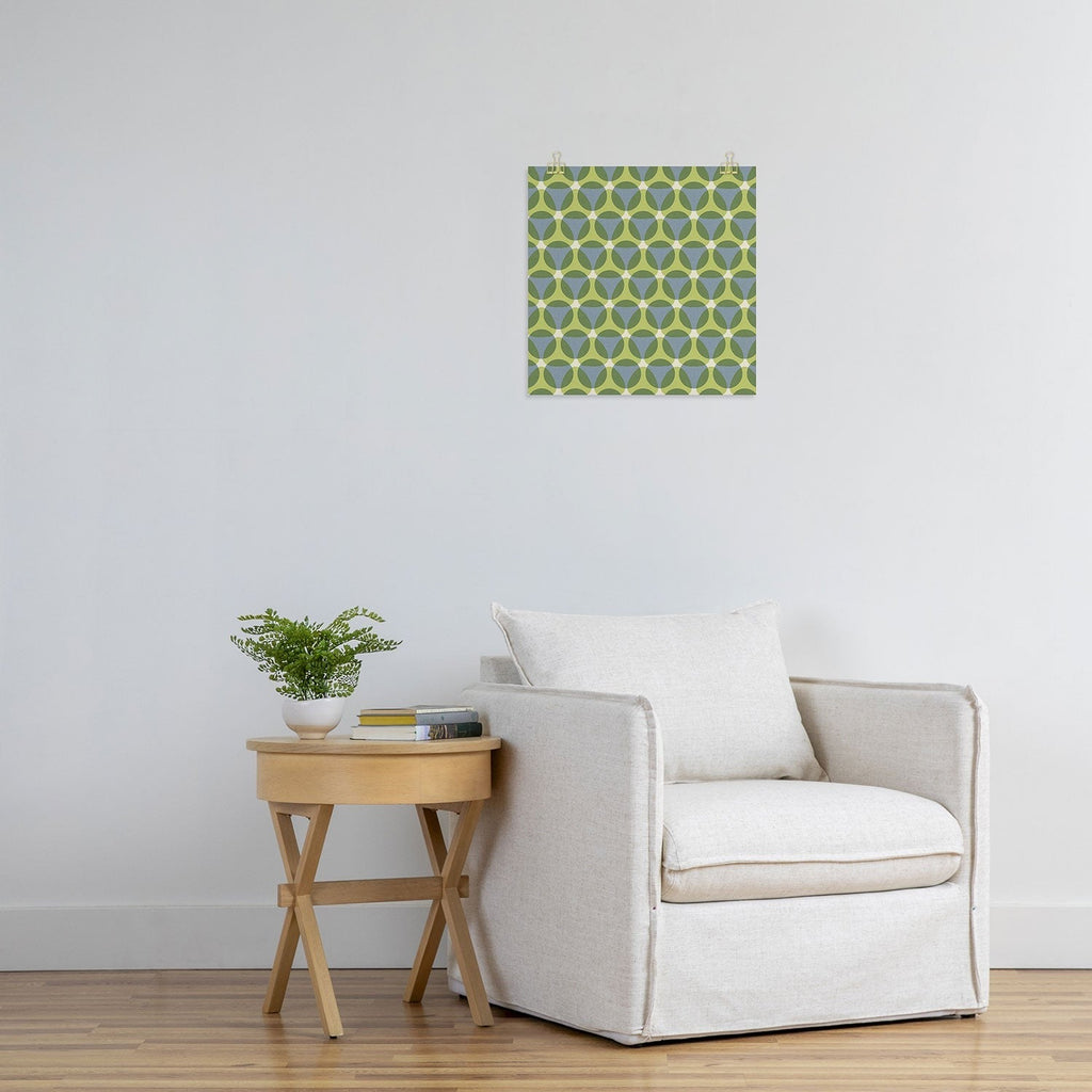 Marta Barragan Camarasa Stylish Retro Circle Art Print