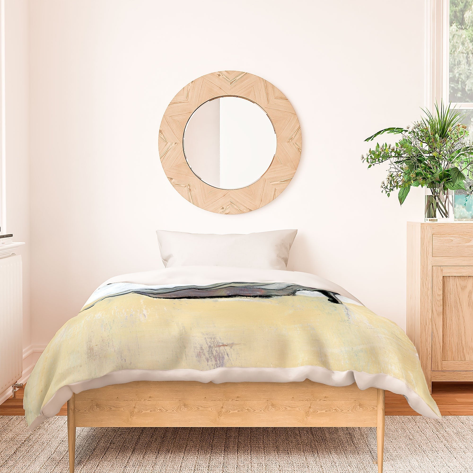 Sophia Buddenhagen Grey Stiletto Duvet Cover