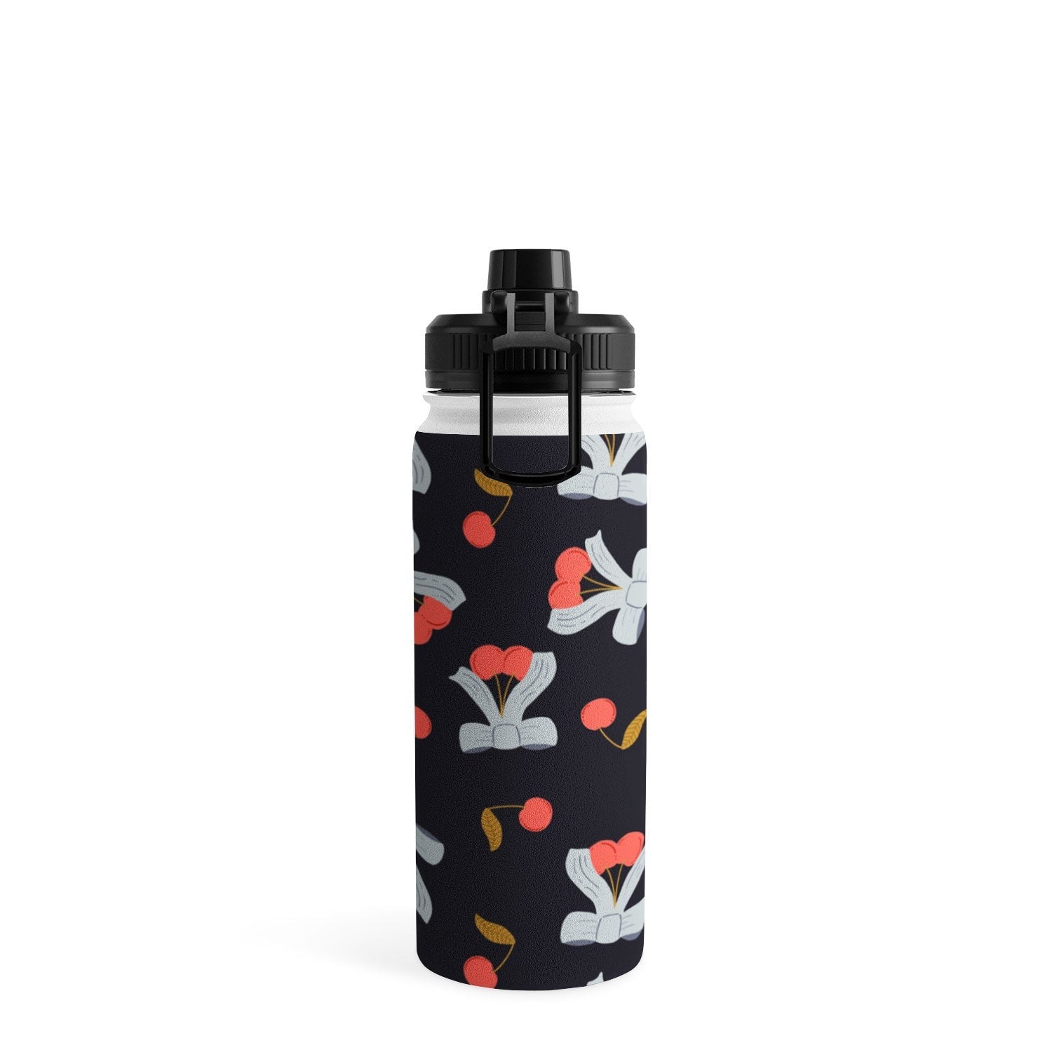 Jennifer Labre Cherries and Bows Water Bottle