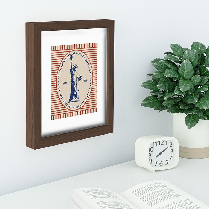 DENY Designs Life Liberty Recessed Framing Rectangle
