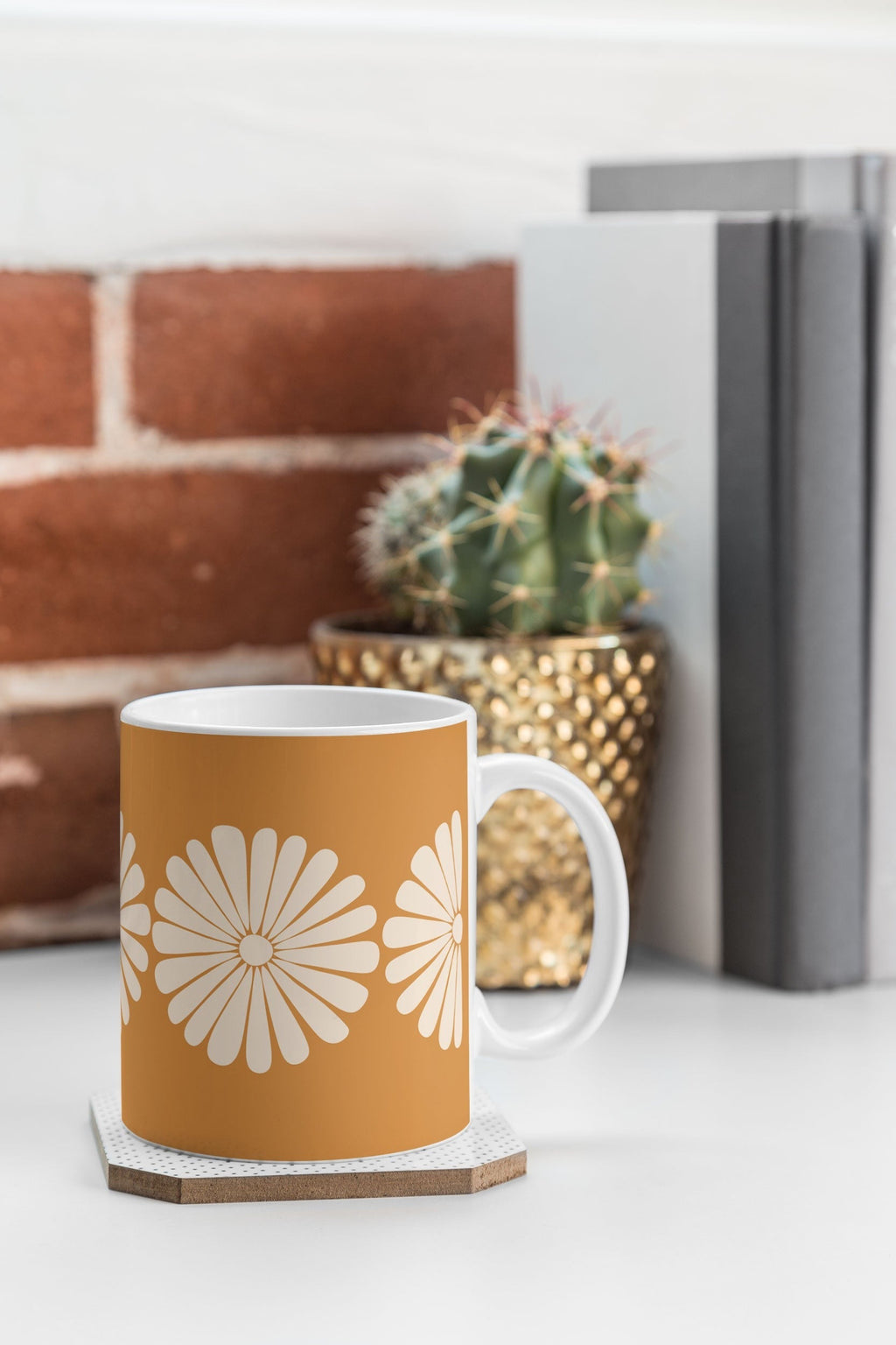 Colour Poems Retro Daisy XXII Coffee Mug