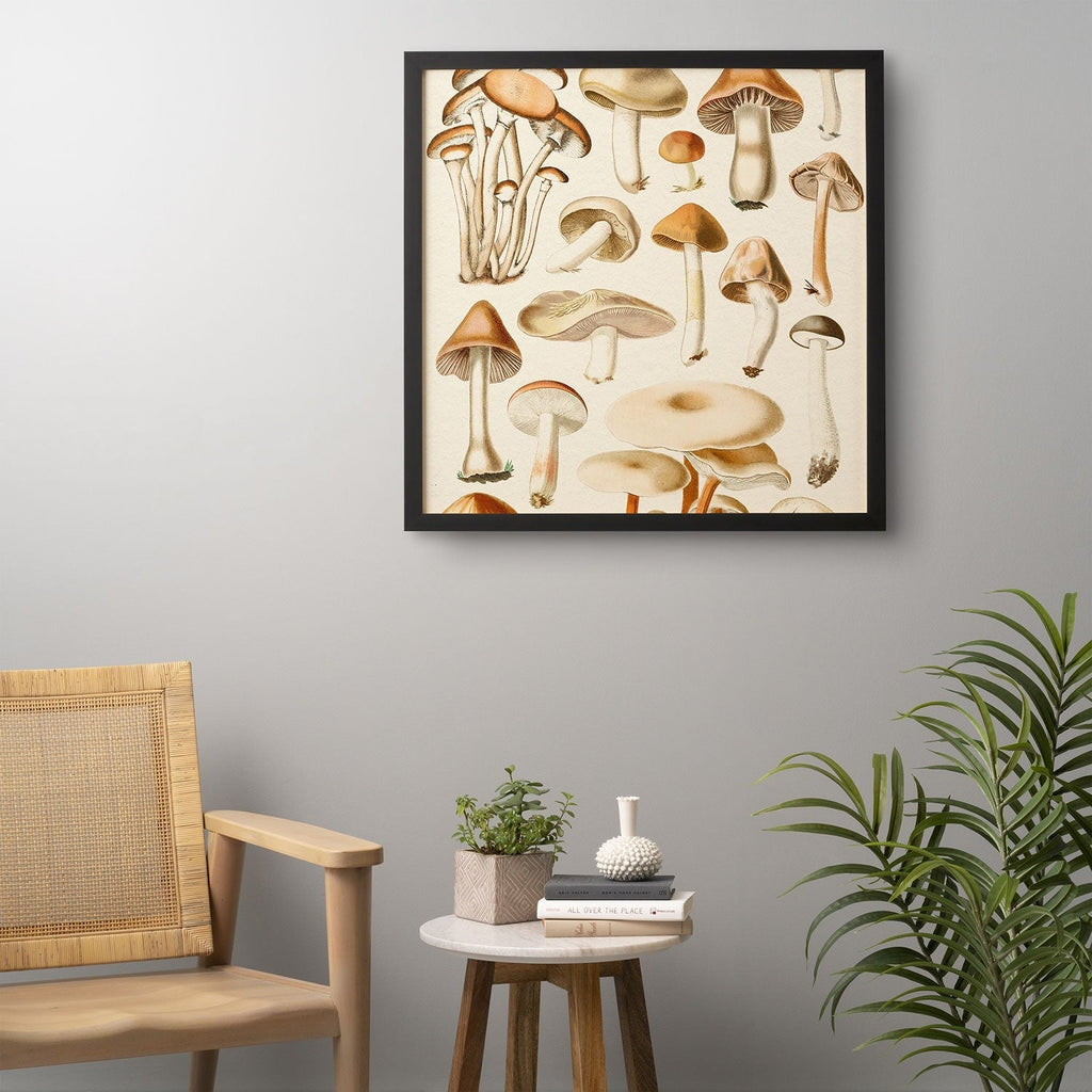 Gal Design Mushrooms Collection Framed Wall Art